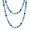 FrostBite™ Blue Moissanite Tennis Necklace - Ice Dazzle - UltraLux™ Moissanite - Fashion Necklace