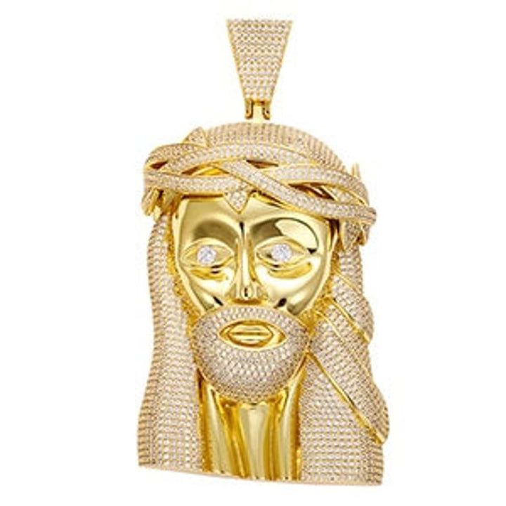 Ice Dazzle Jesus Pendant - Ice Dazzle - VVX™ Lab Diamond - Pendant