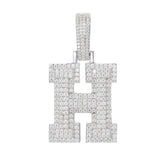 Ice Dazzle Letter Pendant - Ice Dazzle - UltraLux™ Moissanite - Pendant