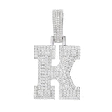 Ice Dazzle Letter Pendant - Ice Dazzle - UltraLux™ Moissanite - Pendant