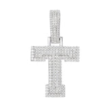 Ice Dazzle Letter Pendant - Ice Dazzle - UltraLux™ Moissanite - Pendant