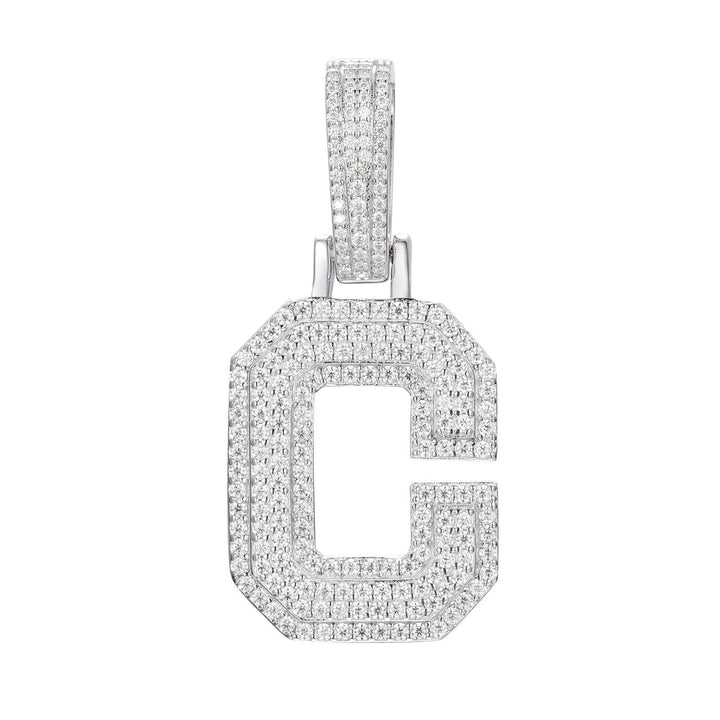 Ice Dazzle Letter Pendant - Ice Dazzle - UltraLux™ Moissanite - Pendant