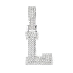 Ice Dazzle Letter Pendant - Ice Dazzle - UltraLux™ Moissanite - Pendant