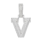 Ice Dazzle Letter Pendant - Ice Dazzle - UltraLux™ Moissanite - Pendant