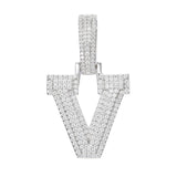 Ice Dazzle Letter Pendant - Ice Dazzle - UltraLux™ Moissanite - Pendant
