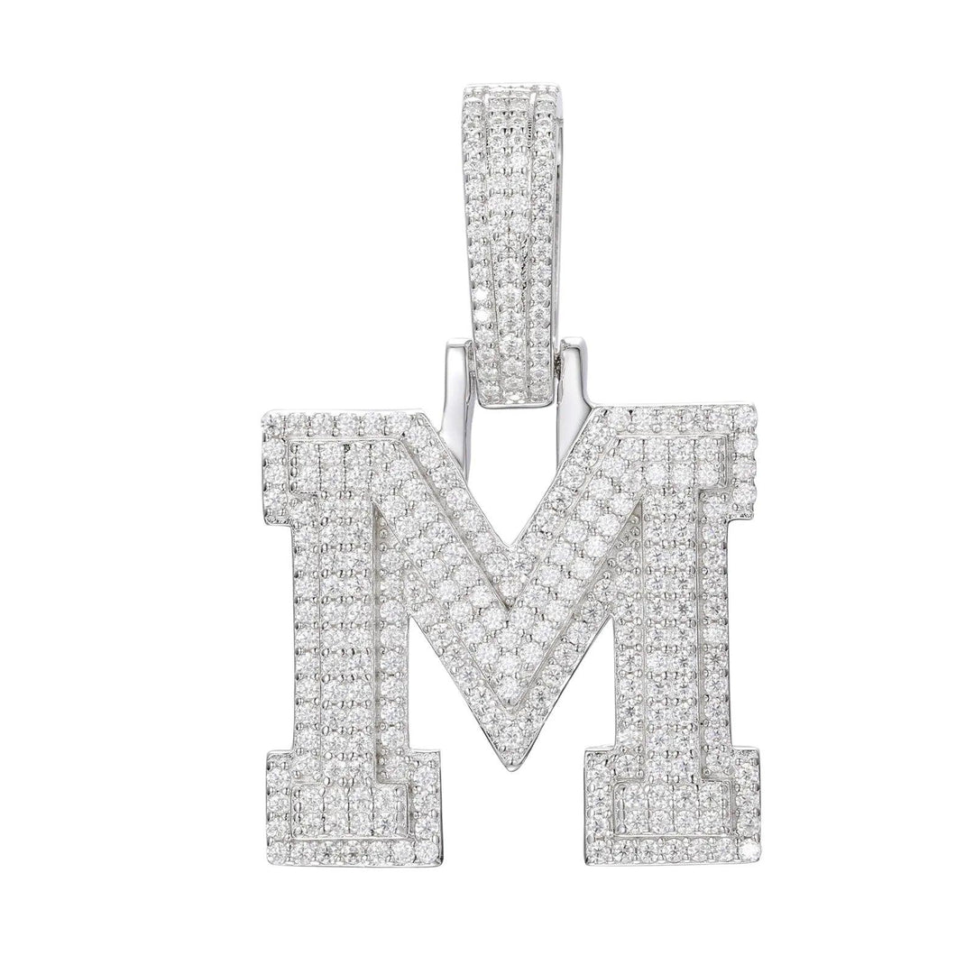 Ice Dazzle Letter Pendant - Ice Dazzle - UltraLux™ Moissanite - Pendant