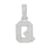 Ice Dazzle Letter Pendant - Ice Dazzle - UltraLux™ Moissanite - Pendant