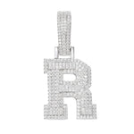 Ice Dazzle Letter Pendant - Ice Dazzle - UltraLux™ Moissanite - Pendant