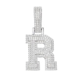 Ice Dazzle Letter Pendant - Ice Dazzle - UltraLux™ Moissanite - Pendant