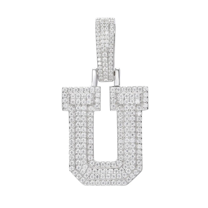 Ice Dazzle Letter Pendant - Ice Dazzle - UltraLux™ Moissanite - Pendant