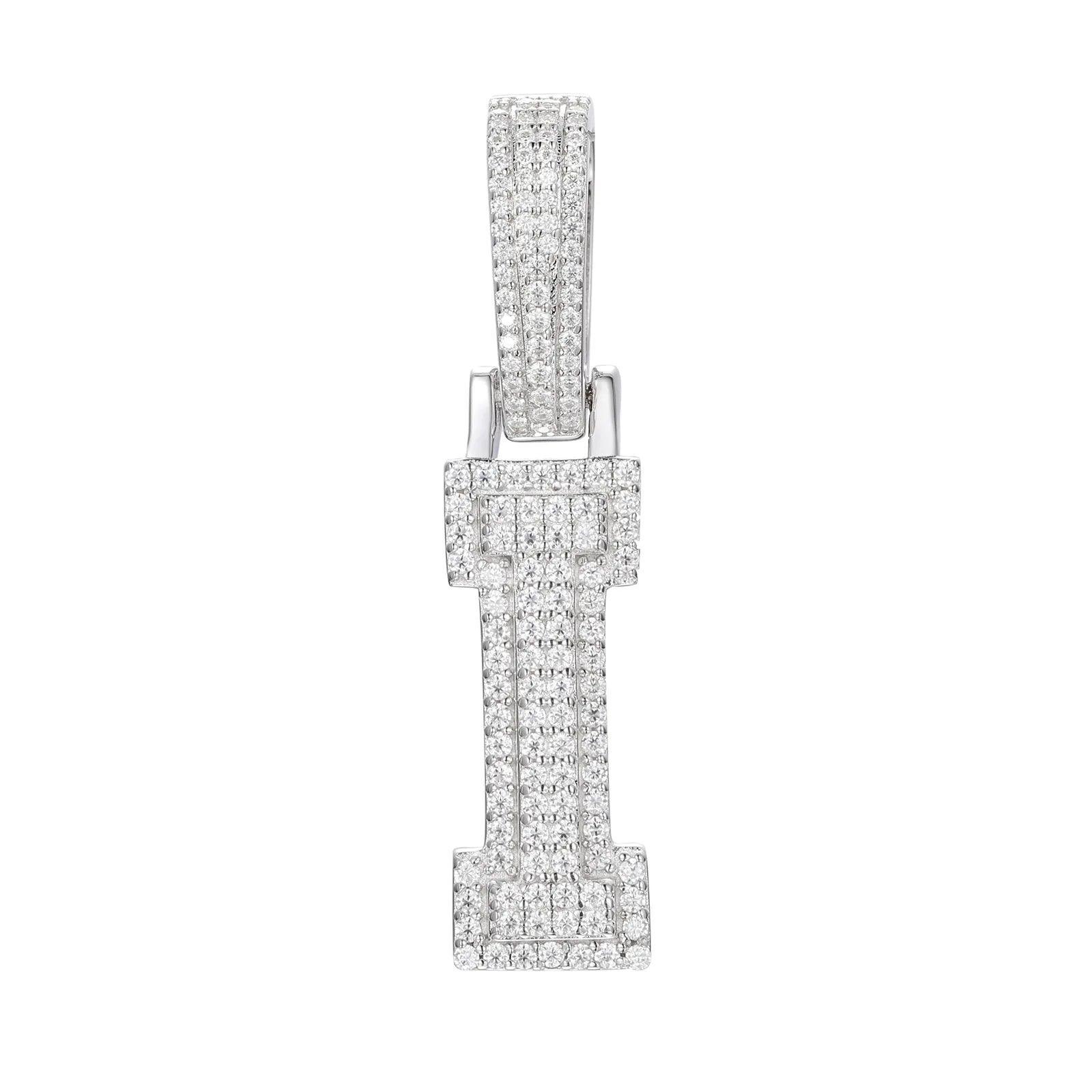 Ice Dazzle Letter Pendant - Ice Dazzle - UltraLux™ Moissanite - Pendant