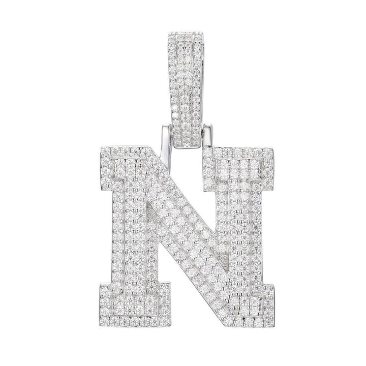 Ice Dazzle Letter Pendant - Ice Dazzle - UltraLux™ Moissanite - Pendant