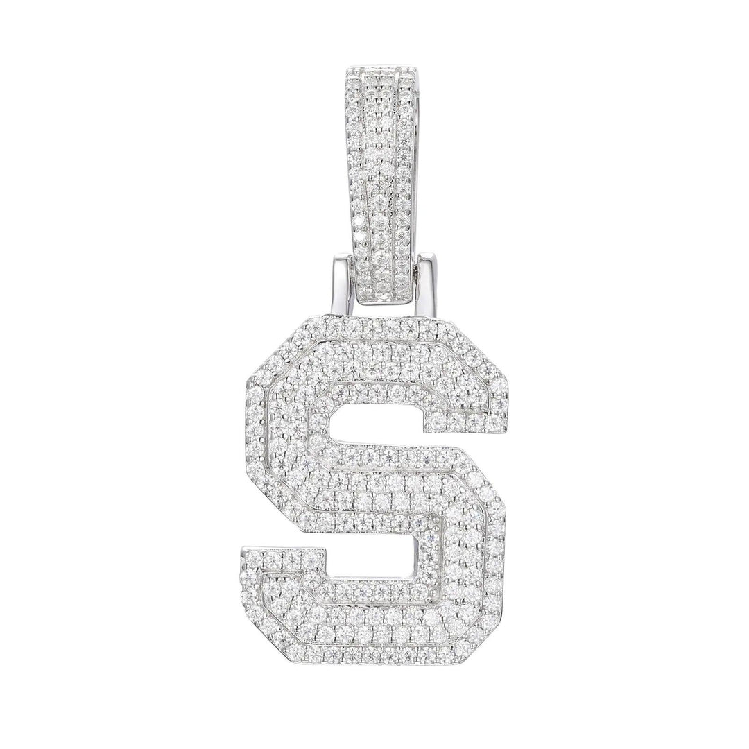 Ice Dazzle Letter Pendant - Ice Dazzle - UltraLux™ Moissanite - Pendant