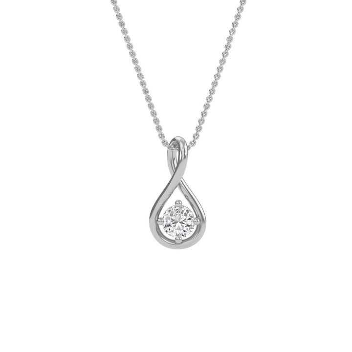 Élodie Solitaire Pendant - Ice Dazzle