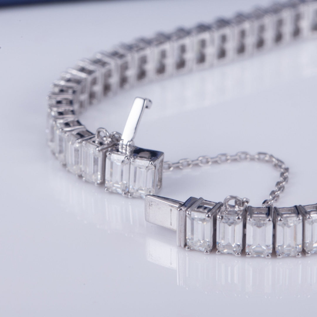 Lab Diamond Baguette Tennis Bracelet - Ice Dazzle - VVX™ Lab Diamond - Tennis Bracelet