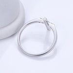 Lab Diamond Cross Fashion Ring - Ice Dazzle - VVX™ Lab Diamond - Fashion Rings
