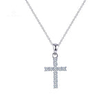 Lab Diamond Cross Pendant - Ice Dazzle - VVX™ Lab Diamond - Necklaces
