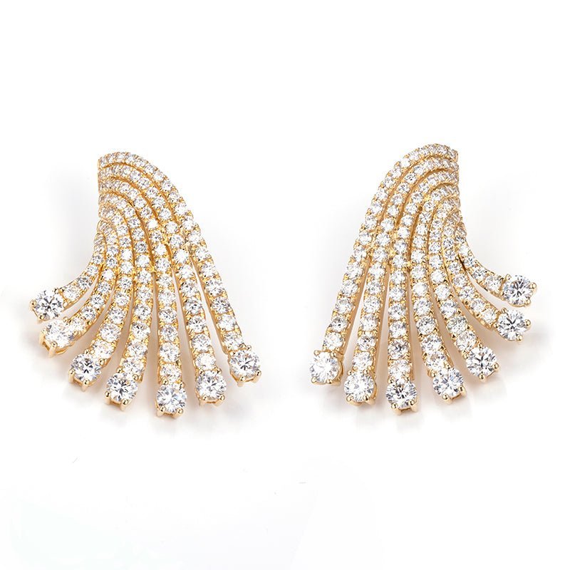 Lab Diamond Drop Earrings - Ice Dazzle - VVX™ Lab Diamond - Fashion Earrings