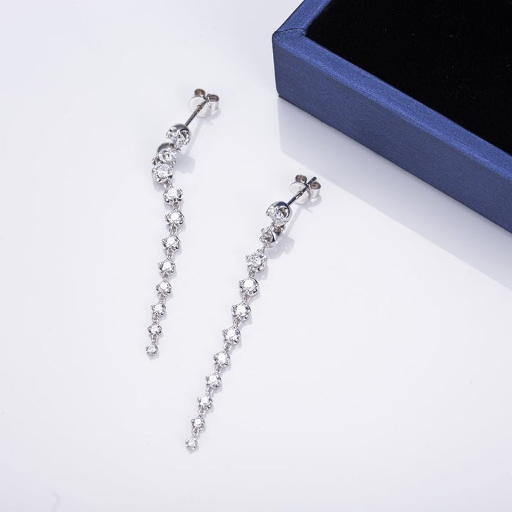 Lab Diamond Drop Earrings - Ice Dazzle - VVX™ Lab Diamond - Fashion Earrings