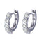 Lab Diamond Eternity Hoop Earrings - Ice Dazzle - VVX™ Lab Diamond - Hoop Earrings