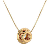 Lab Diamond Halo Solitaire Pendant - Ice Dazzle - VVX™ Lab Diamond - Solitaire Pendant