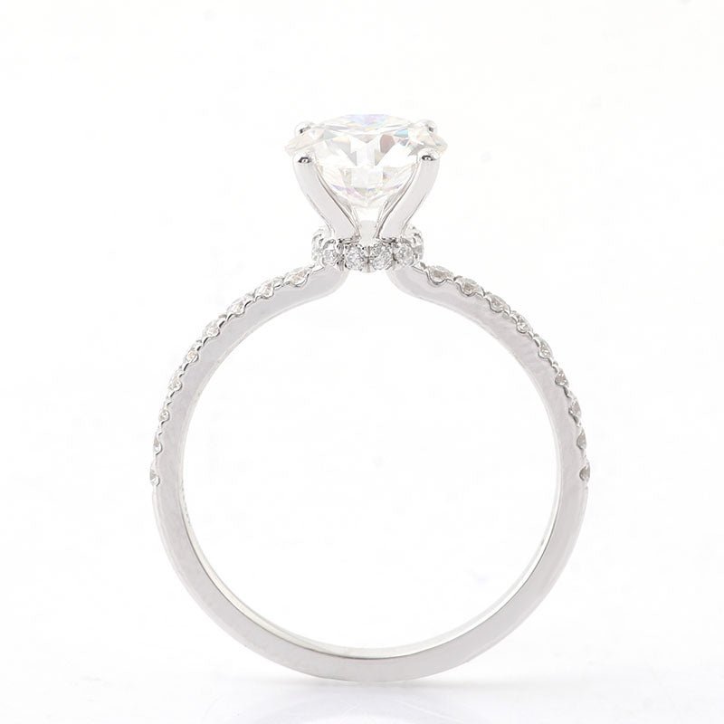 Lab Diamond Hidden Halo Ring - Ice Dazzle - VVX™ Lab Diamond - Engagement Rings