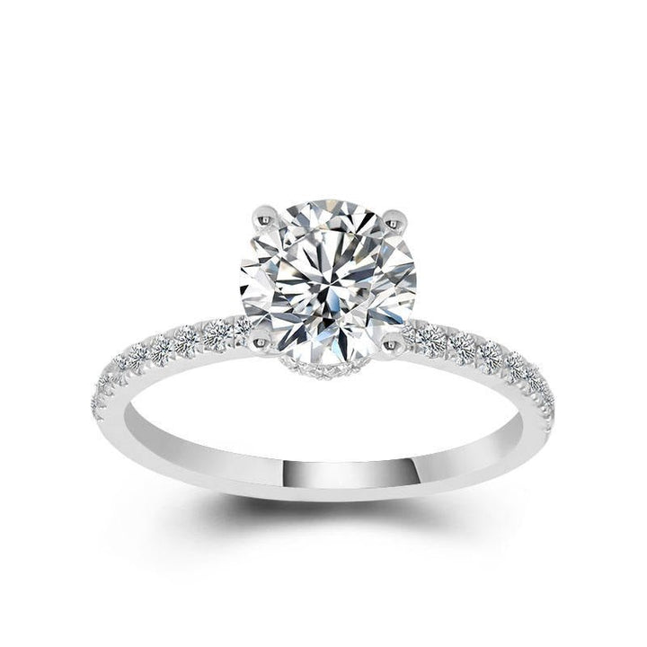 Lab Diamond Hidden Halo Ring - Ice Dazzle - VVX™ Lab Diamond - Engagement Rings