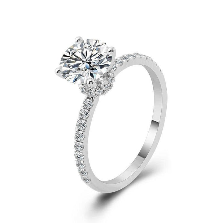 Lab Diamond Hidden Halo Ring - Ice Dazzle - VVX™ Lab Diamond - Engagement Rings