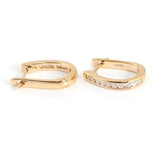 Lab Diamond Huggie Hoops - Ice Dazzle - VVX™ Lab Diamond - Fashion Earrings