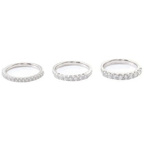 Lab Diamond Stackable Wedding Bands - Ice Dazzle - VVX™ Lab Diamond - Wedding Ring