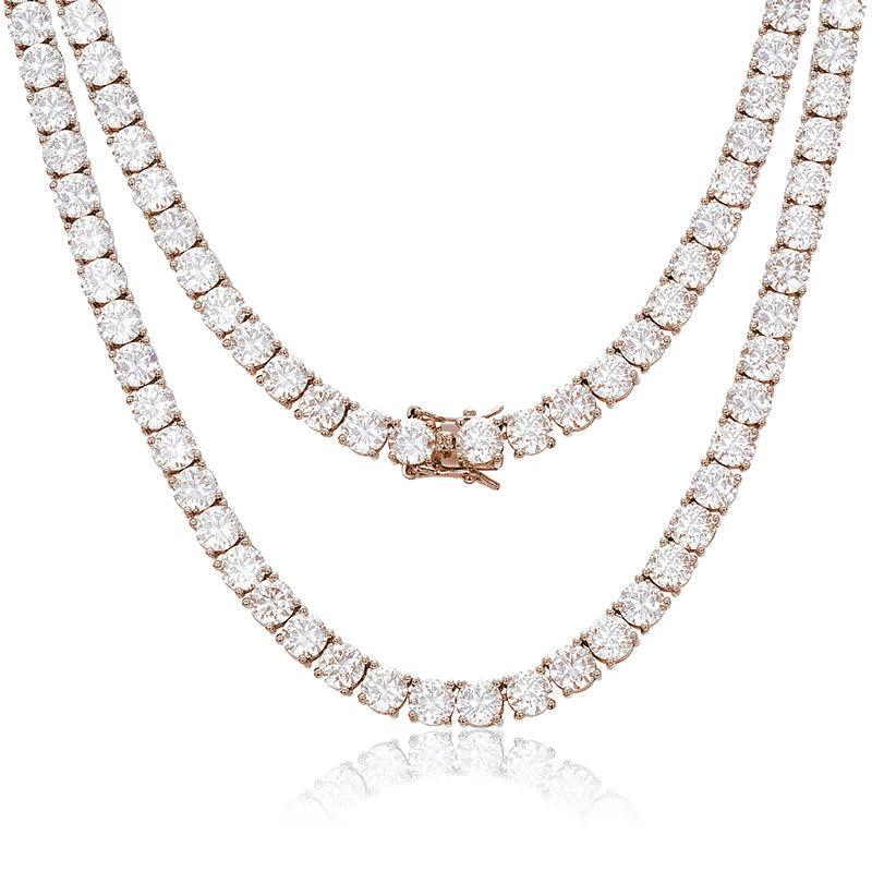 Lab Diamond Tennis Necklace - 3mm - Ice Dazzle - VVX™ Lab Diamond - Tennis Necklace