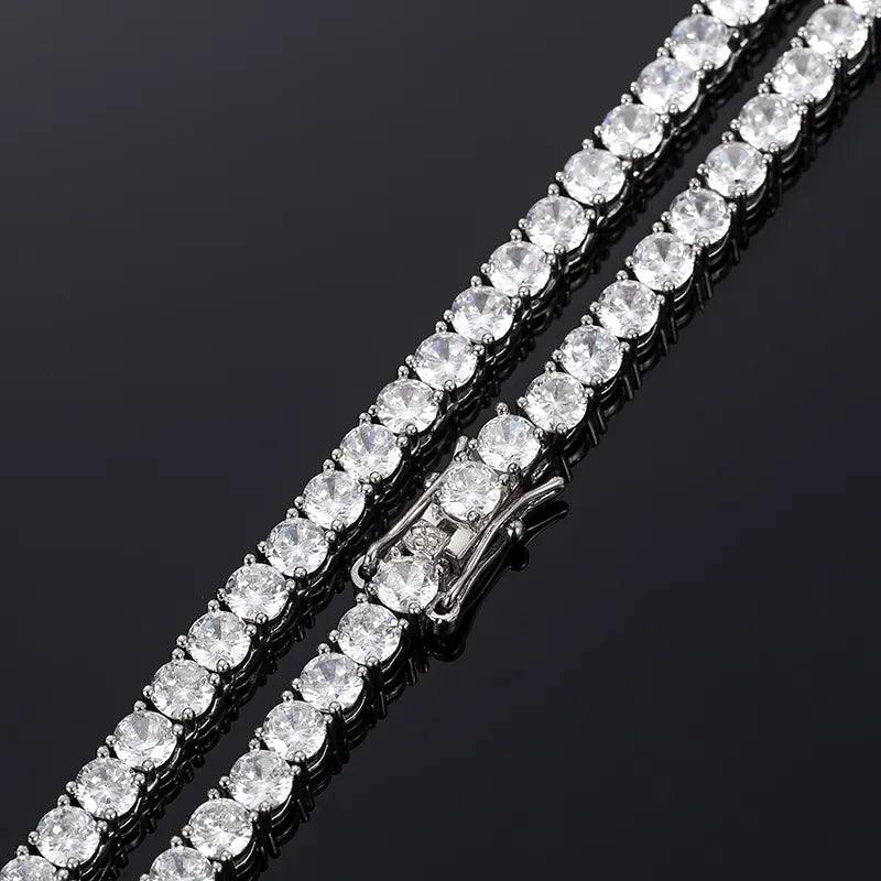 Lab Diamond Tennis Necklace - 3mm - Ice Dazzle - VVX™ Lab Diamond - Tennis Necklace