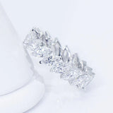 Marquise Eternity Band - Ice Dazzle - VVX™ Lab Diamond - Wedding Ring