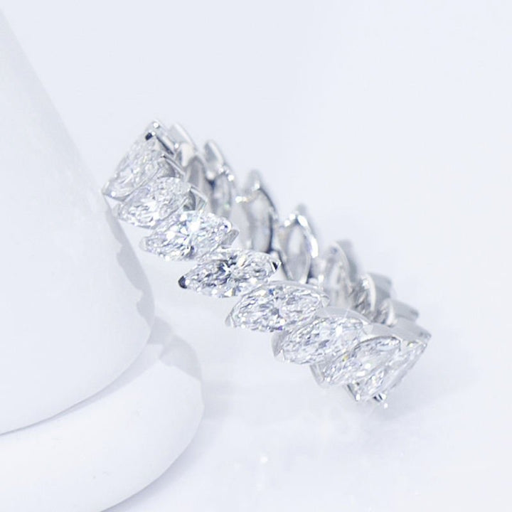 Marquise Eternity Band - Ice Dazzle - VVX™ Lab Diamond - Wedding Ring