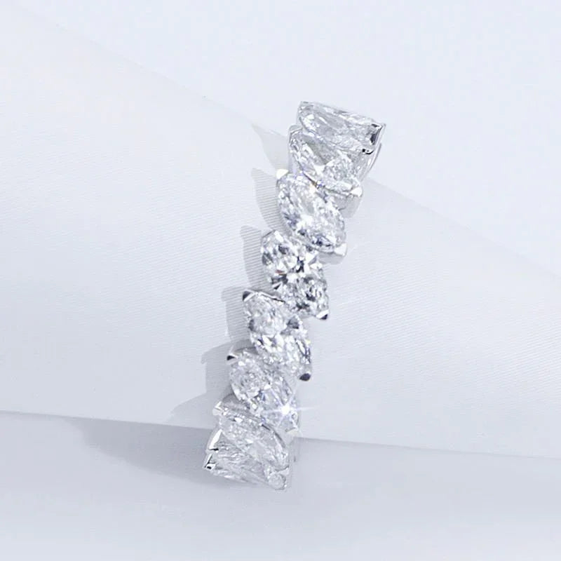 Marquise Eternity Band - Ice Dazzle - VVX™ Lab Diamond - Wedding Ring