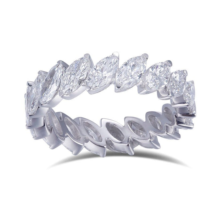 Marquise Eternity Band - Ice Dazzle - VVX™ Lab Diamond - Wedding Ring