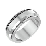 Milgrain Majesty Comfort - Fit Band - Ice Dazzle - Ice Dazzle - Wedding