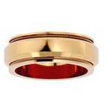 Milgrain Majesty Comfort - Fit Band. - Ice Dazzle - Ice Dazzle - Wedding
