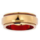 Milgrain Majesty Comfort - Fit Band. - Ice Dazzle - Ice Dazzle - Wedding