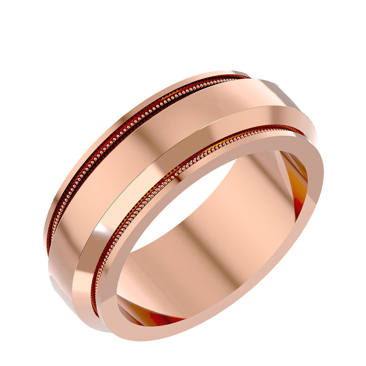 Milgrain Majesty Comfort - Fit Band - Ice Dazzle - Ice Dazzle - Wedding