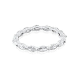 Minimal Marquise Wedding Band - Ice Dazzle - Ice Dazzle - Wedding Ring
