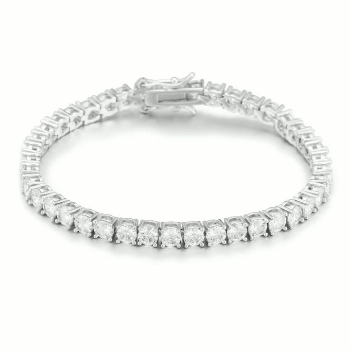 Moissanite Tennis Bracelet - 4mm - Ice Dazzle - UltraLux™ Moissanite - Tennis Bracelet