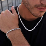 Moissanite Tennis Bracelet - 4mm - Ice Dazzle - UltraLux™ Moissanite - Tennis Bracelet