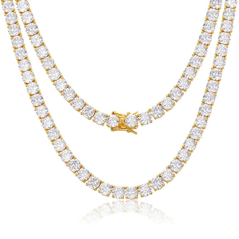 Moissanite Tennis Necklace - 2mm - Ice Dazzle - UltraLux™ Moissanite - Tennis Necklace