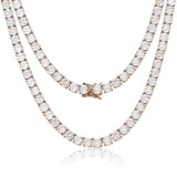 Moissanite Tennis Necklace - 2mm - Ice Dazzle - UltraLux™ Moissanite - Tennis Necklace