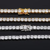 Moissanite Tennis Necklace - 5mm - Ice Dazzle - UltraLux™ Moissanite - Tennis Necklace