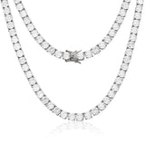 Moissanite Tennis Necklace - 6mm - Ice Dazzle - UltraLux™ Moissanite - Tennis Necklace