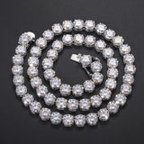 Moissanite Tennis Necklace - 6mm - Ice Dazzle - UltraLux™ Moissanite - Tennis Necklace