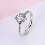Platinum Rose Lab Diamond Ring - Ice Dazzle - VVX™ Lab Diamond - 