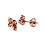 Polestar Round Earrings - Rose Gold - Ice Dazzle - VVX™ Diamond - Solitaire Earrings